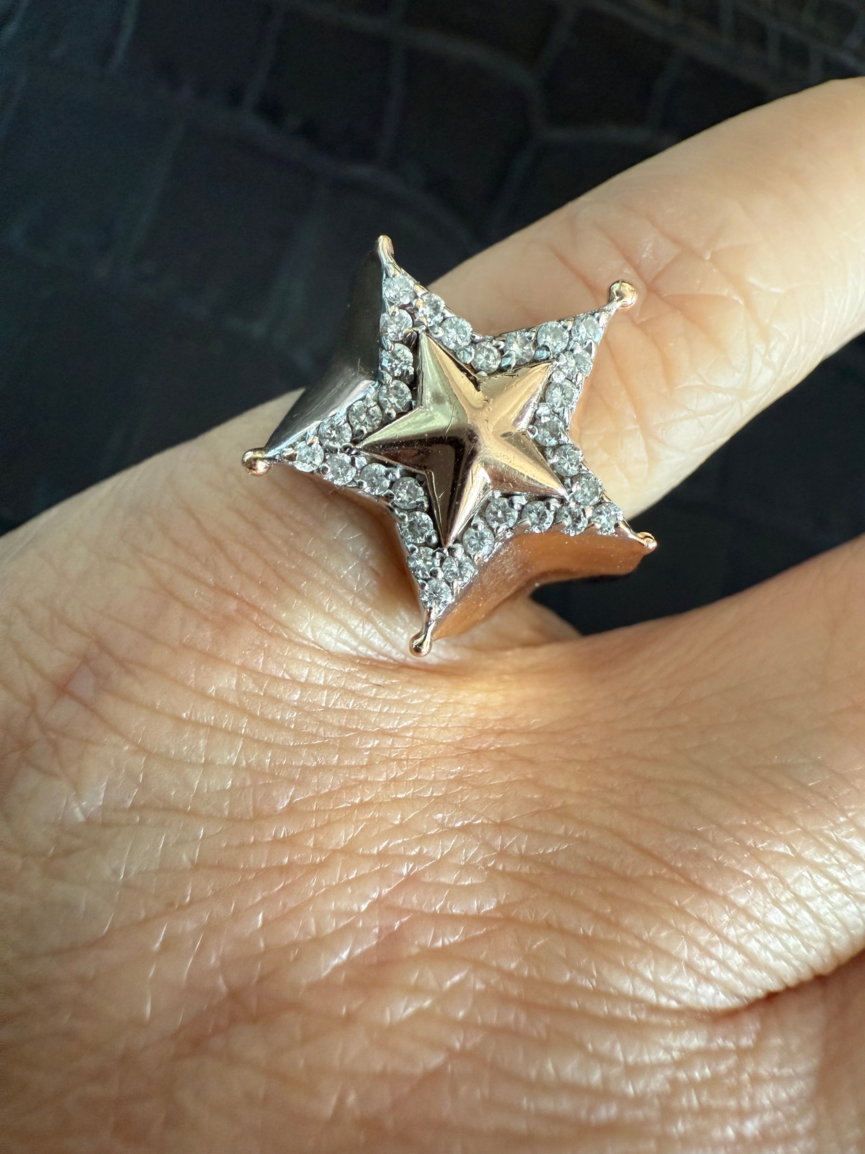 Vintage Star Pinky Ring