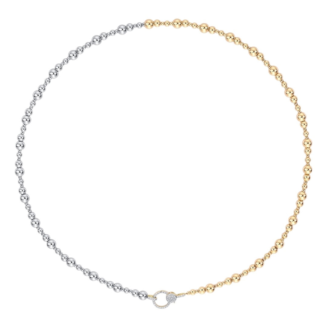 Bubbles Gold Balls Necklace
