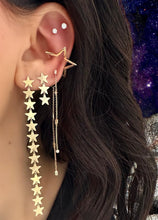 Load image into Gallery viewer, Short Love Stars Dangle Stud Earring
