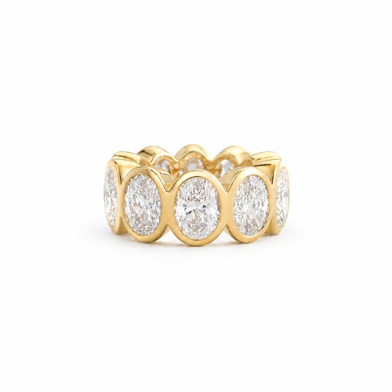 Oval Diamond Spinner Rondelle