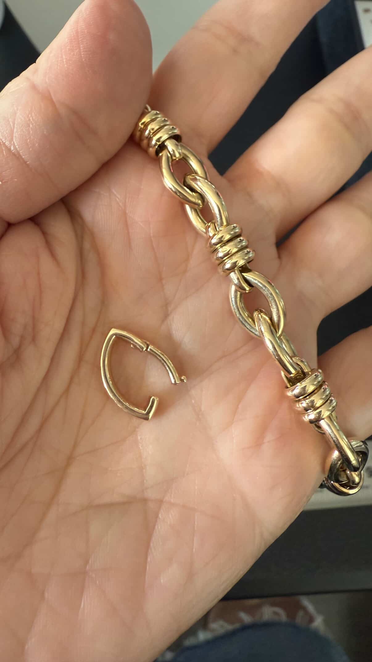 Knotted Link Chain Bracelet