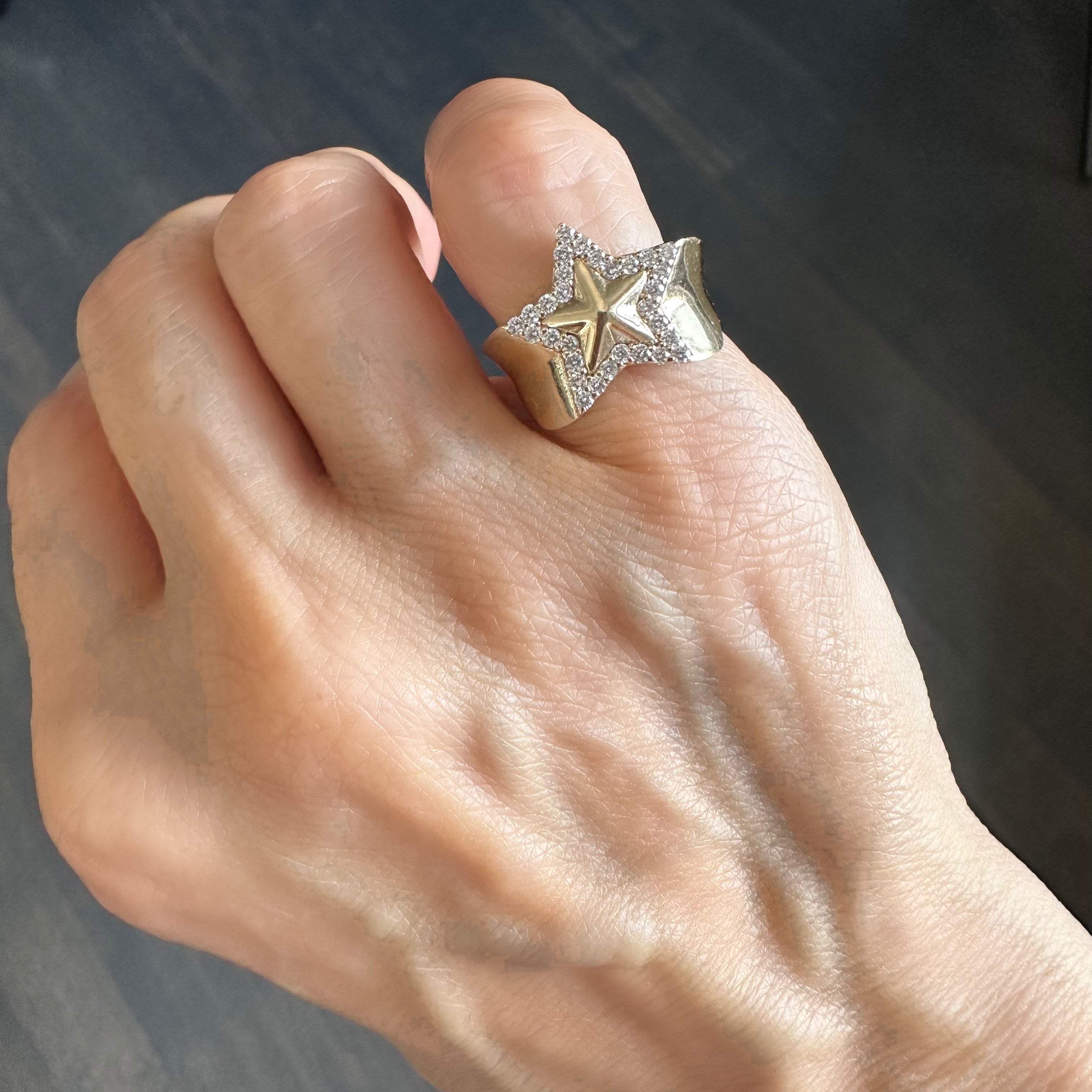 Star Signet Pinky Ring